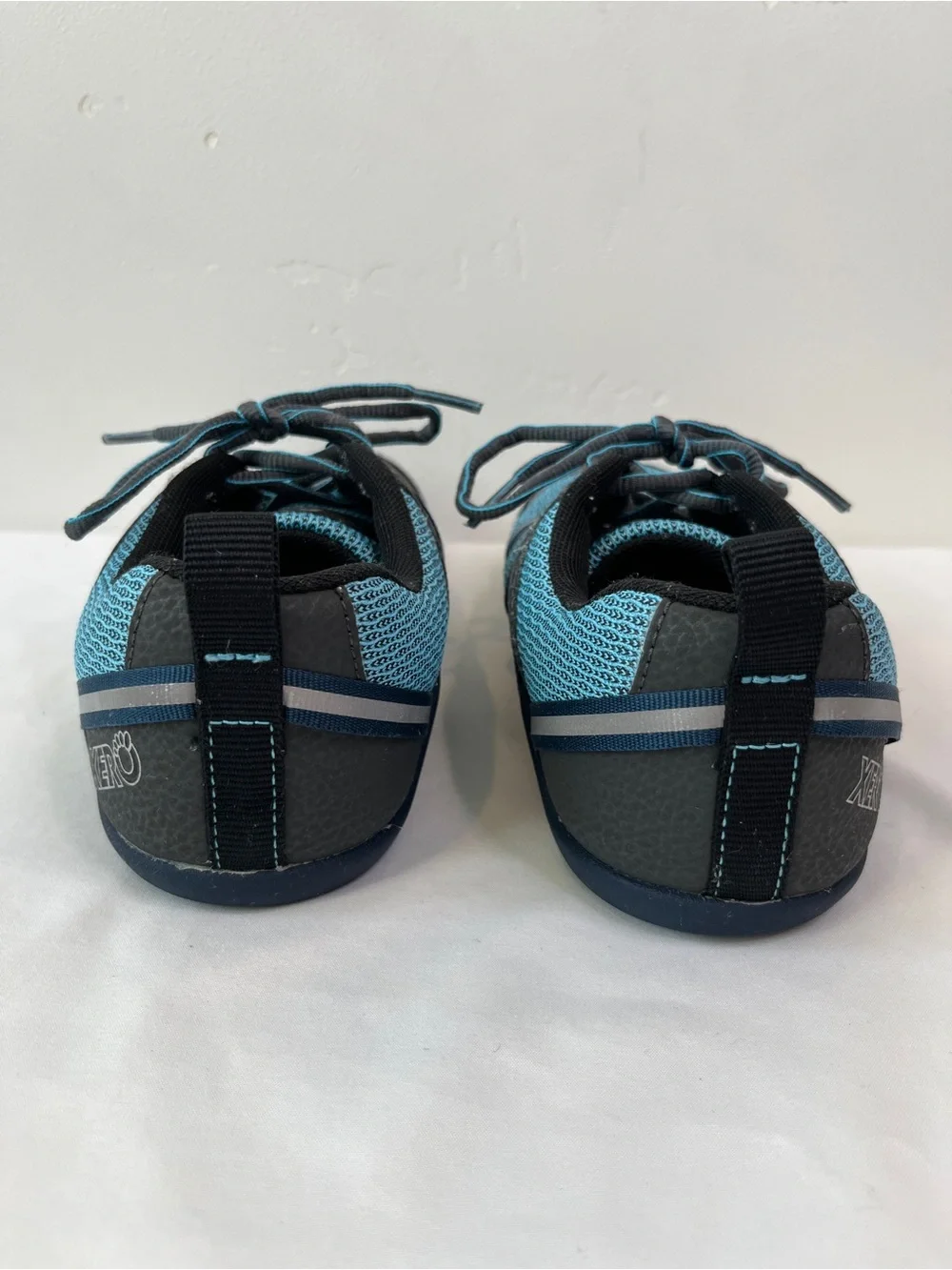 Xero Shoes Prio Blue Gray Barefoot Minimalist Cross Trainer Sneaker Womens 8.5